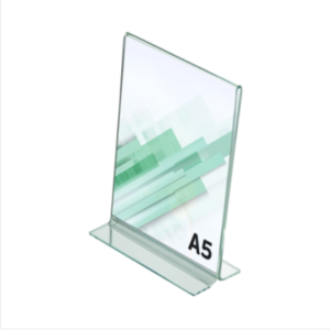 Suport Plexiglas A5 Tip T