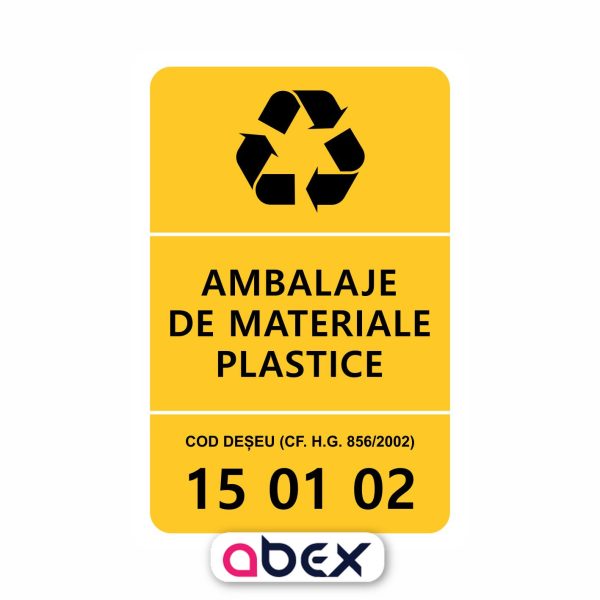 Simboluri de Reciclare Ambalaje de materiale 15 01 02