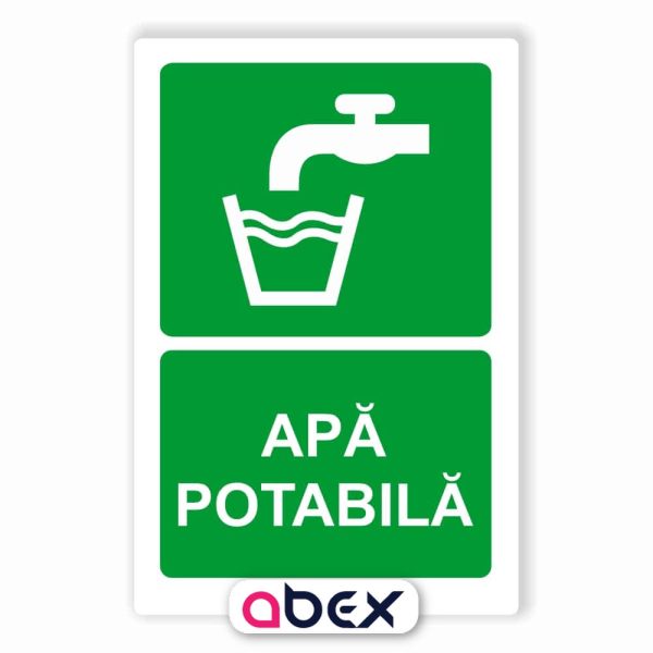 Apa potabila – Indicator de prim ajutor, salvare sau situatii de urgenta