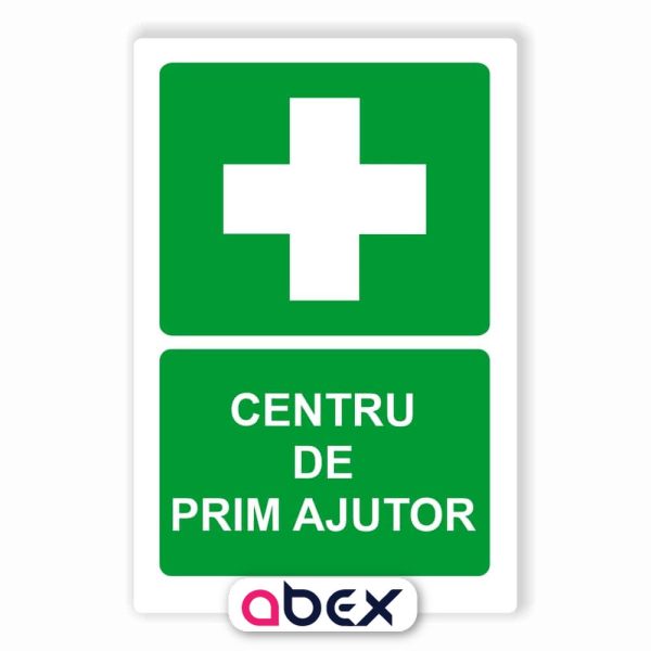 Centru de prim ajutor – Indicator de prim ajutor, salvare sau situatii de urgenta