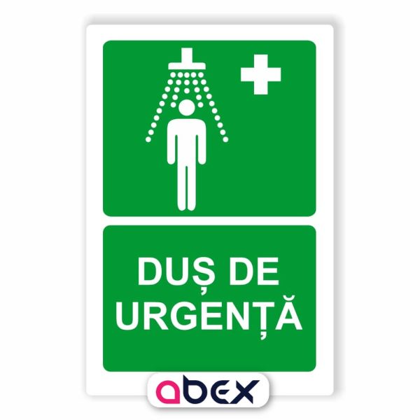 Dus de urgenta – Indicator de prim ajutor, salvare sau situatii de urgenta