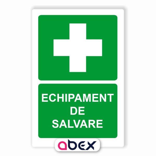 Echipament de salvare – Indicator de prim ajutor, salvare sau situatii de urgenta