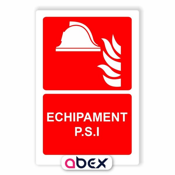 Echipament indicator PSI placa sticker autocolant