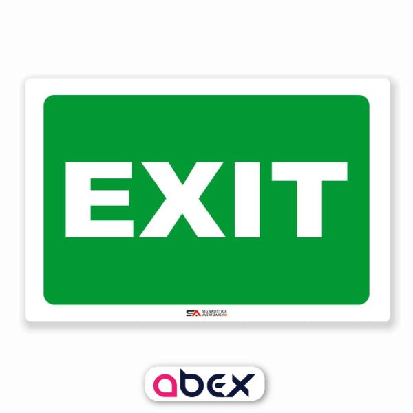 Exit – Indicator de prim ajutor, salvare sau situatii de urgenta