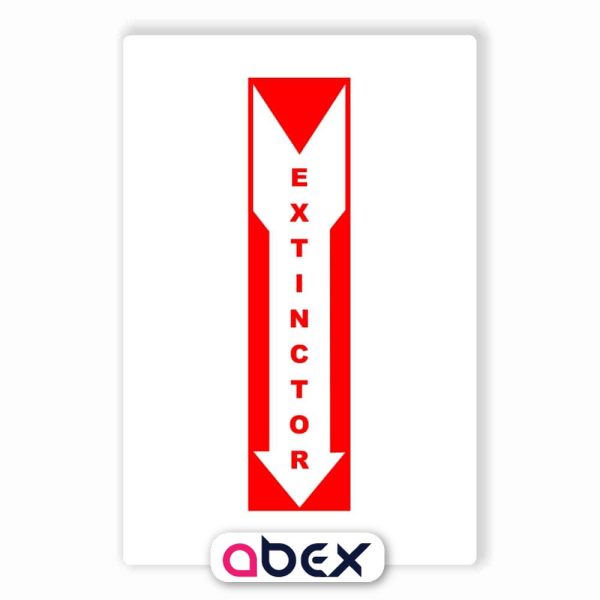 Directie de urmat PSI placa sticker autocolant