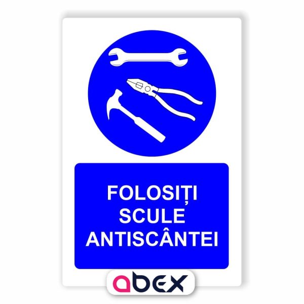 Folositi scule antiscantei – Indicator Panou Obligativitate