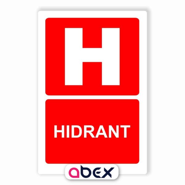 Hidrant PSI placa sticker autocolant