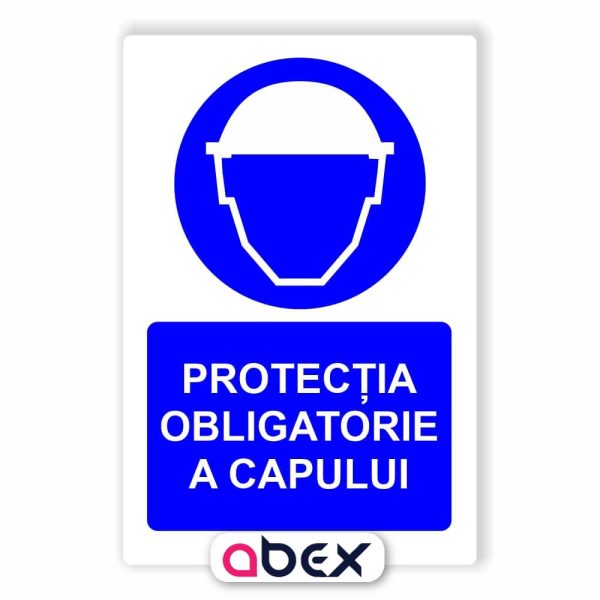 Protectia obligatorie a capului – Indicator Panou Obligativitate